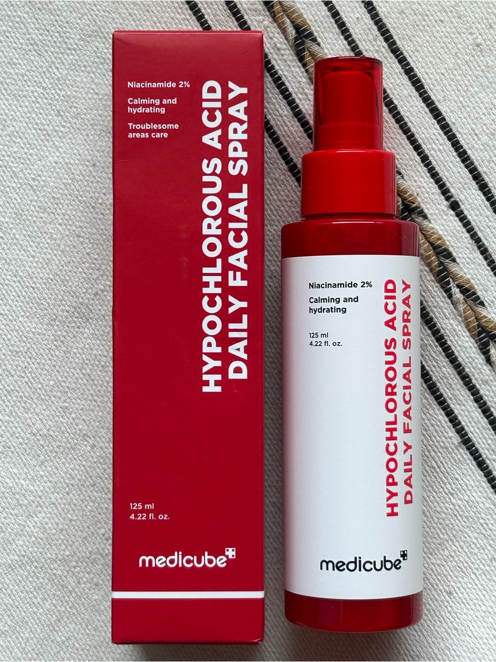 Medicube Hypochlorous Acid Daily Facial Spray 125ml Niacinamide 2% New
